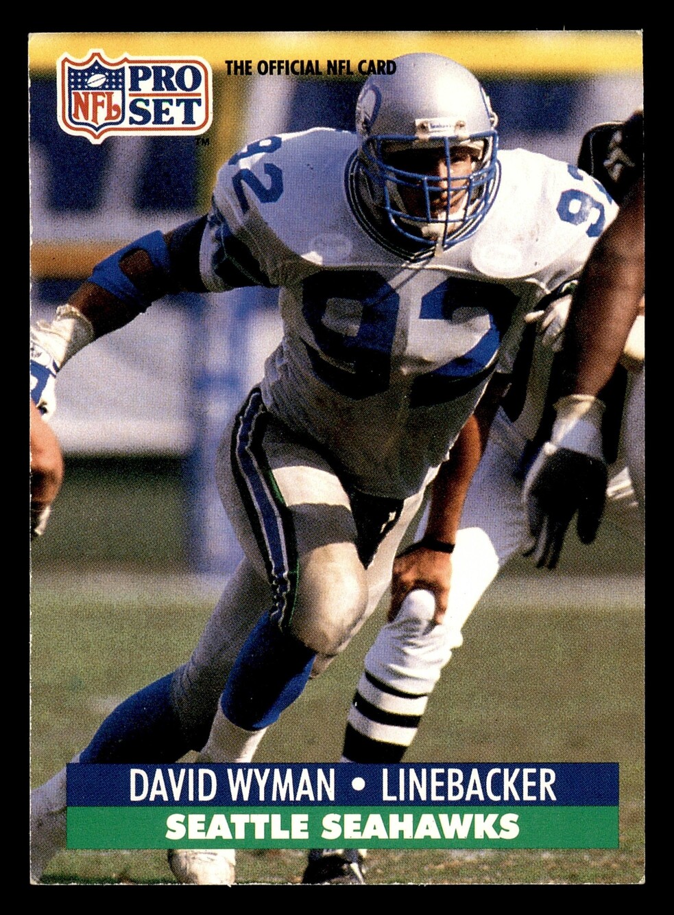 1991 Pro Set #305 David Wyman Football Card